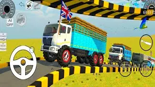 Bus Dumper Truck 🚛 And Indian Army 🪖 Truck Drive - Indian Vehicle Simulator Game - Android Gameplay 