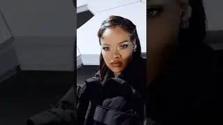 Rihanna x Fenty Puma 🔥🖤 #rihanna #puma #youtubeshorts