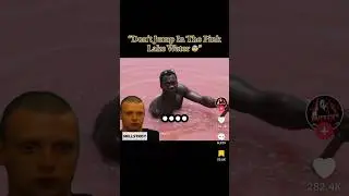 &ldquo;Don&rsquo;t Jump In The Pink Lake Water 😰&rdquo; #interesting