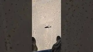 Feet dangling in an #airforce #combat #search and #rescue #hh60 #helicopter in #lasvegas