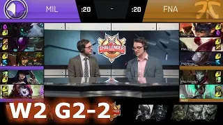 Millenium vs Fnatic Academy | Game 2 S7 EUCS Spring 2017 Week 2 | MIL vs FNA G2