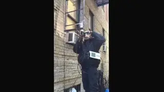 Welding building Fire Escape painting Yonkers.
