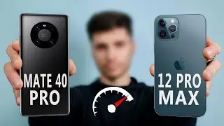Huawei mate 40 pro  vs iphone 12 Drop Test & Camera Review
