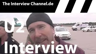 exclusive U2 Press Conference Airfield Cologne 2001