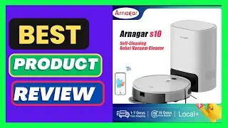 Arnagar S10 Robot Vacuum Cleaner Auto Empty Dust Collection Sweep＆Mop 4000Pa