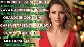 Meus pais mentiram na frente de todos à mesa de Natal–até eu encontrar o gerente do banco por acaso.