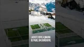 QUADRA DE PADEL na NEVE em COURCHEVEL