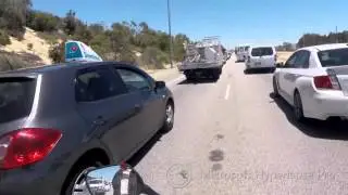 Traffic Lane Spiltting Reid Highway Hyperlapse 6x