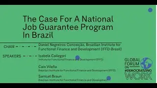 06P35. The Case For A National Job Guarantee Program In Brazil