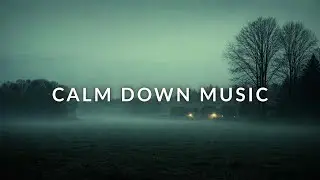 Overthinking Calm Down Music | Gentle Dark Ambient | Foggy Field | 1 Hour
