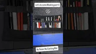 No Ruler, No Cutting Mat | Fast Radiator,  Perfect Lines #shorts #maskingtips #custompc #barrow