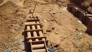 LC 177 Concrete Box Culvert Pushing hydraulic jack pressure Concept
