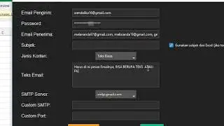 Automatic Bulk Email Software | Input from Excel File | GUI Version