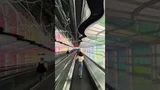 Mesmerizing Lights at O&rsquo;Hare Airport