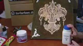 DIY - Ein Bild verrosten - Rosteffekt auf Leinwand