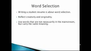 How To Write A Student Resume - Learn How To Write A Student Resume