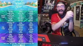 PARADISE BLUE SET TIMES + LAST MINUTE INFO
