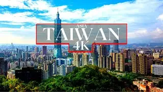 Taiwan 4K Drone Footage | Scenic Relaxation Film With Calming Music | 8K UHD World