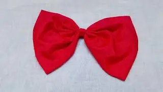 Easy and best Bow Hair clip making | Hair bow clip design | Hair accessory for female