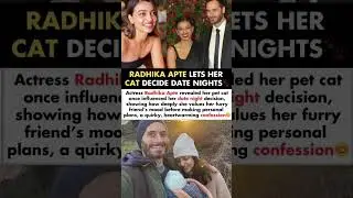 Radhika Apte Married Benedict Taylor By Cat Choice#radhikaapte#news