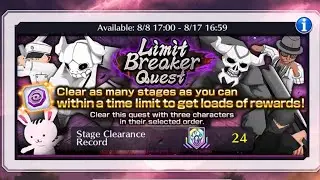 Yachiru Uyru Shinji Team Limit Breaker Quest #2 Bleach Brave Souls level 26