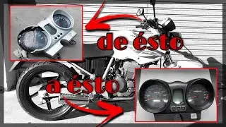 Reparando tablero del twis / cbx250