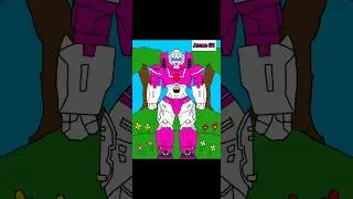 Arcee estilo G1 🤖🩷 #transformers #arcee