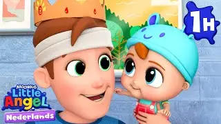 Papa heeft zich bezeerd | Little Angel | Moonbug Kids Nederlands - Kindertekenfilms