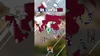 Who Does Your Country Support #israel #qatar #war #map #geography #mapping #maps #conflict #shorts