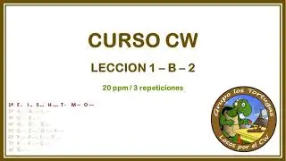 GRUPO LOS TORTUGAS - CW - LECCION 1-B-2