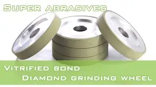 Vitrified bond diamond grinding wheel flat shape-forturetools
