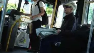 Angry Old Woman Yells at Bus Driver