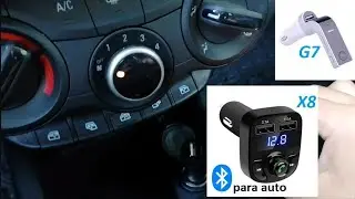 CARG7 / BT-X8 bluetooth para coche c&oacute;mo vincular con mi autoest&eacute;reo