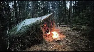 Building Shelter for Protection at Night