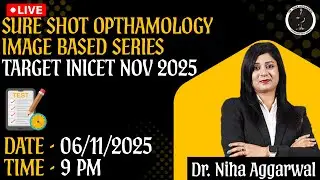 🧠 INICET Ophthalmology Power Revision | High-Yield Image-Based Discussion | Dr. Niha Aggarwal
