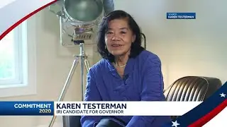 Karen Testerman, Republican candidate for governor delivers her final pitch