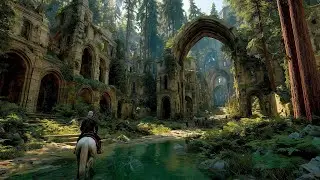Forest Cathedral Ruins | Medieval Music for Sleep, Meditation & Anxiety Relief