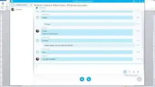 SfB Persistent Chat demonstration