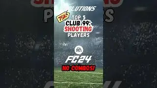 Top 5 CLUB 99: SHOOTING Evolution Best Players #fc24 #shorts