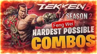 Tekken 8 Season 2 Feng New Combos ( Patch v2.00.02 ) Ultra Max Damage Combos!!!