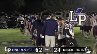 HS Football - Lincoln Prep Lightning vs Desert Heights Coyotes - Aug, 19, 2022