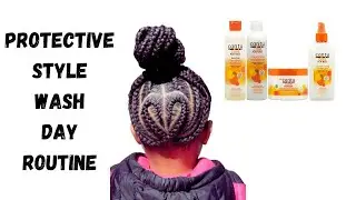 *HONEST REVIEW* Cantu Care for Kids Gentle Care for Texture Hair | Toddler / Kids Wash Day Routine