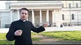 In Rome bij de Basiliek van Sint Paulus buiten de Muren