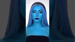 Monochromatic makeup: Blue 💙 #onecolorchallenge #monochrome #makeuplook