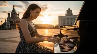 ✨🎶 A Symphony of Light: One Woman, One Piano, A Nation’s Soul 💖#ArtisticVibes #LuxuryStyle