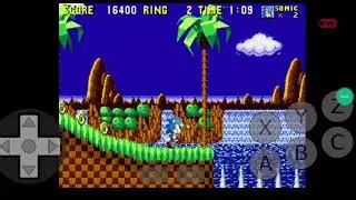 Sonic 1 Hayai hack rom android emulador Gameplay