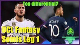 UCL Fantasy Semi Final Leg 1 Top Differentials | Captaincy Choices
