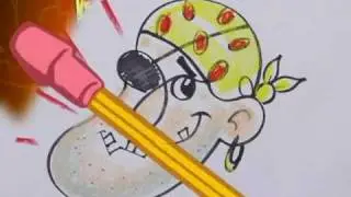Draw Joe the Cartoon Pirate