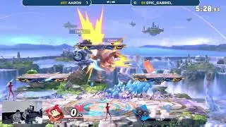Moist Aaron (Diddy Kong) vs Epic_Gabriel (R.O.B.) - Litvitational LCQ | CFL SSBU