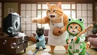 Ginger Kitten Ruined the TV — What He Did Next Shocked Everyone 🐱📺